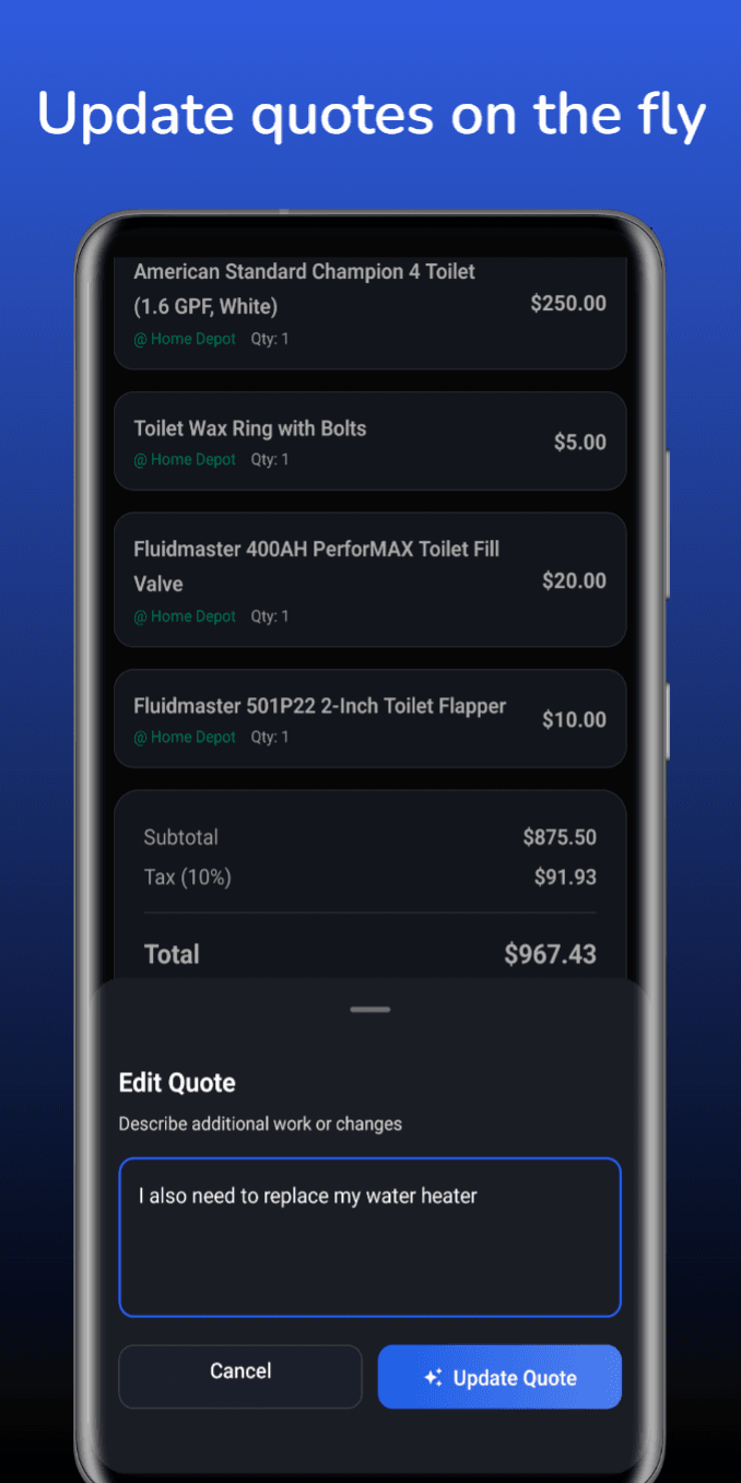 Quotly app screenshot 5